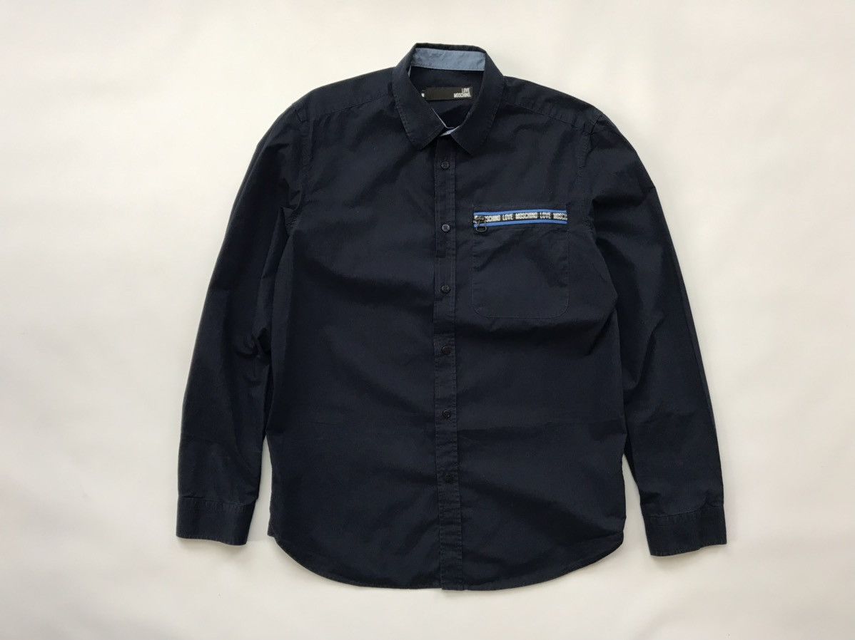 Moschino Love Moschino Zip Pocket Shirt Size US M / EU 48-50 / 2 - 6 Thumbnail