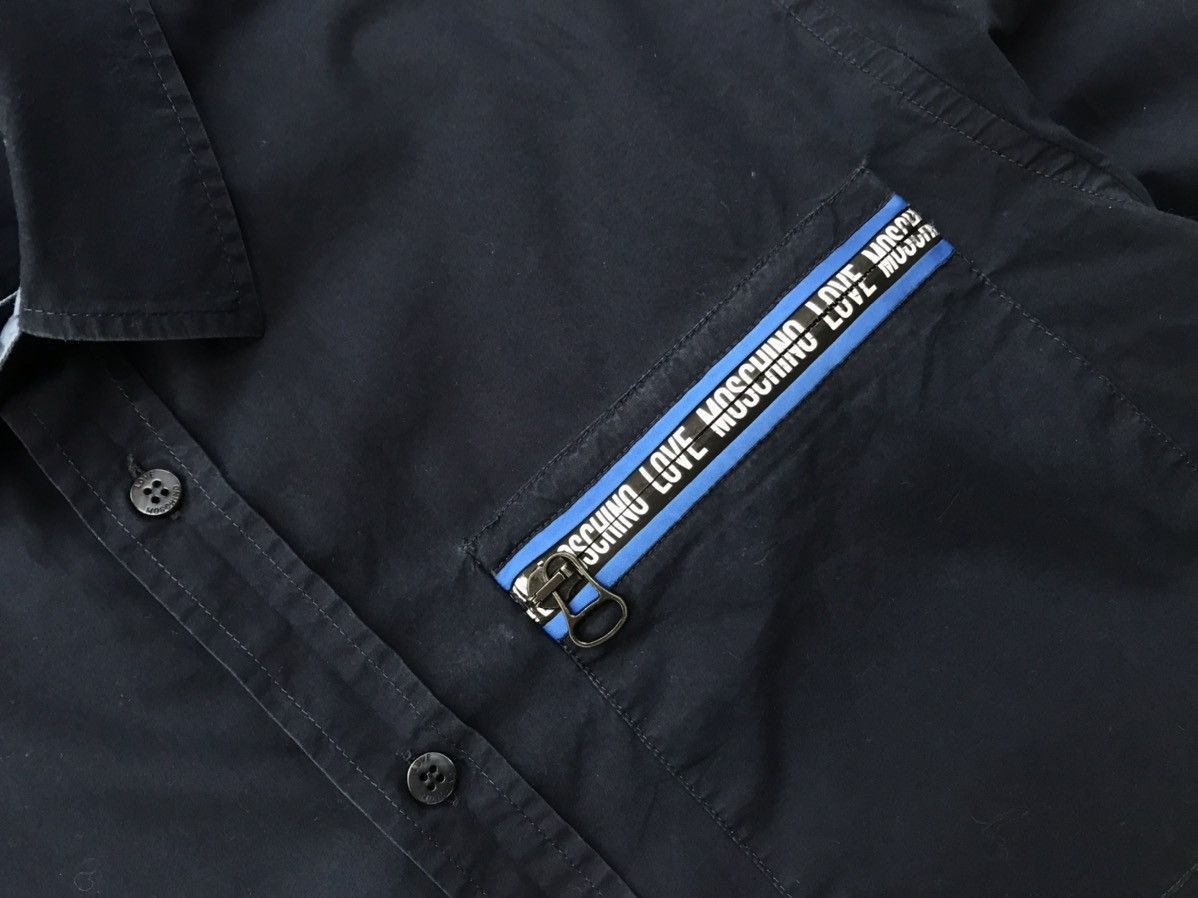 Moschino Love Moschino Zip Pocket Shirt Size US M / EU 48-50 / 2 - 7 Thumbnail