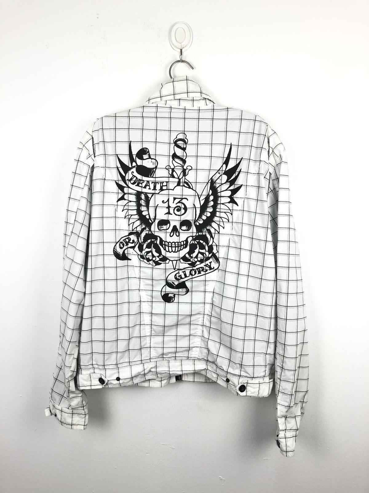 Ed Hardy Ed Hardy Skull Big Logo Jacket Size US XL / EU 56 / 4 - 1 Thumbnail