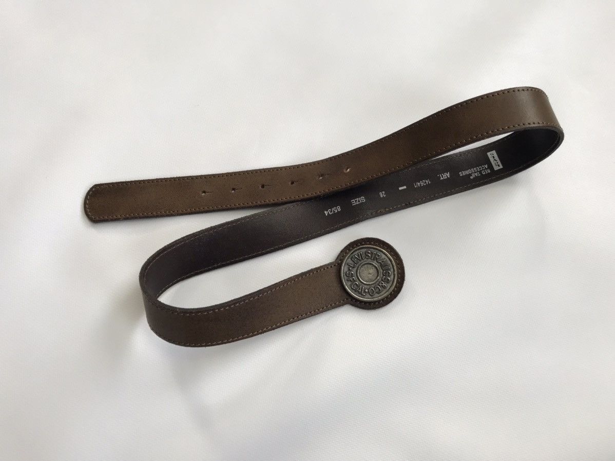 Levi's Levi’s Logo Leather Belt Size ONE SIZE - 8 Thumbnail