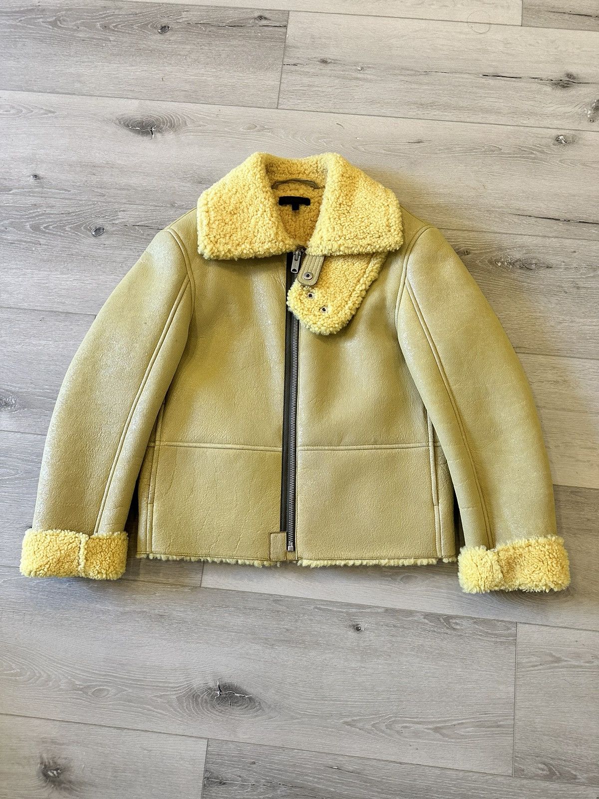 Yeezy season cheap 6 shearling jacket