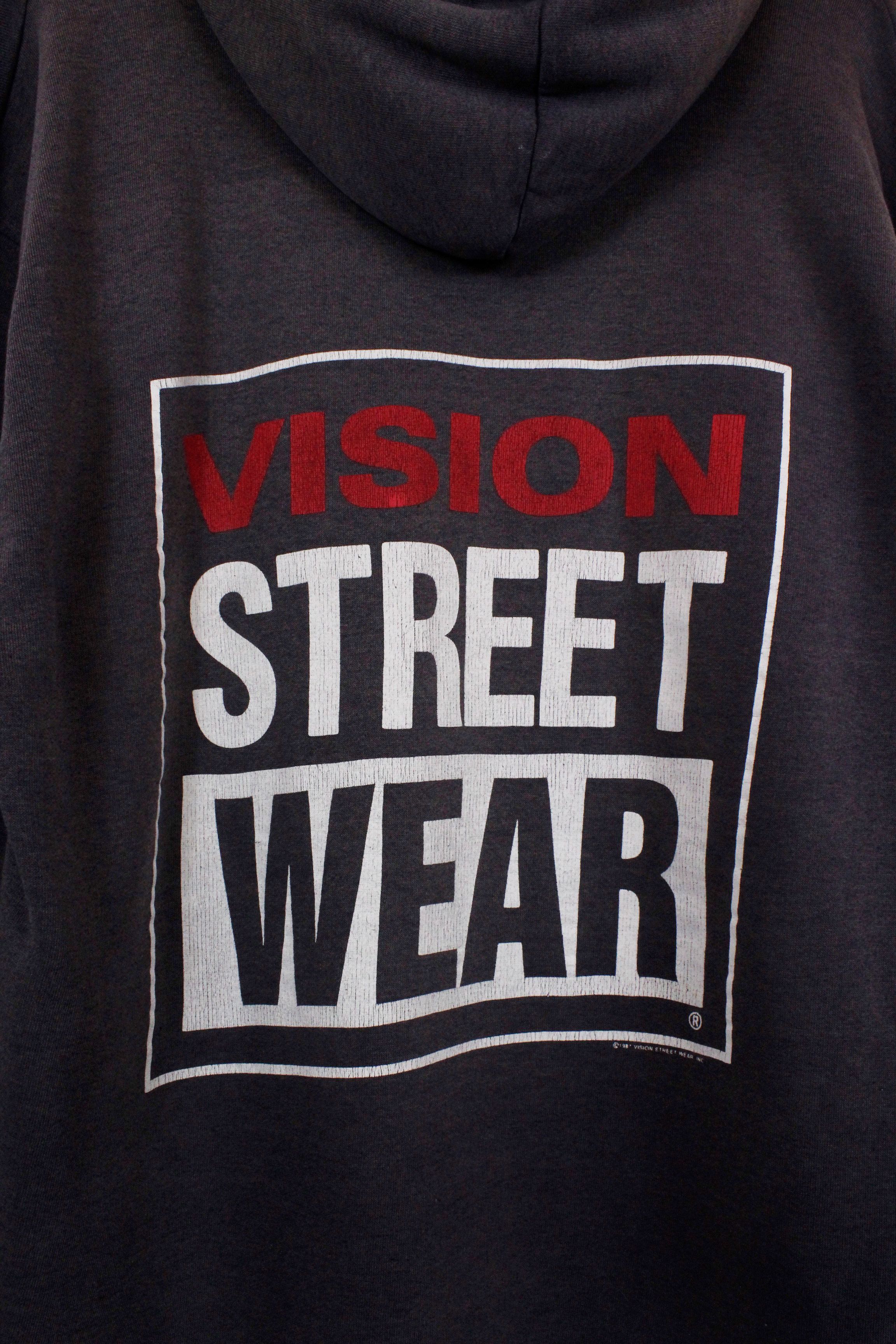 Vintage × Vision Streetwear Vintage 90s Vision Streetwear Reversible Graphic Logo Hoodie Size US L / EU 52-54 / 3 - 6 Thumbnail