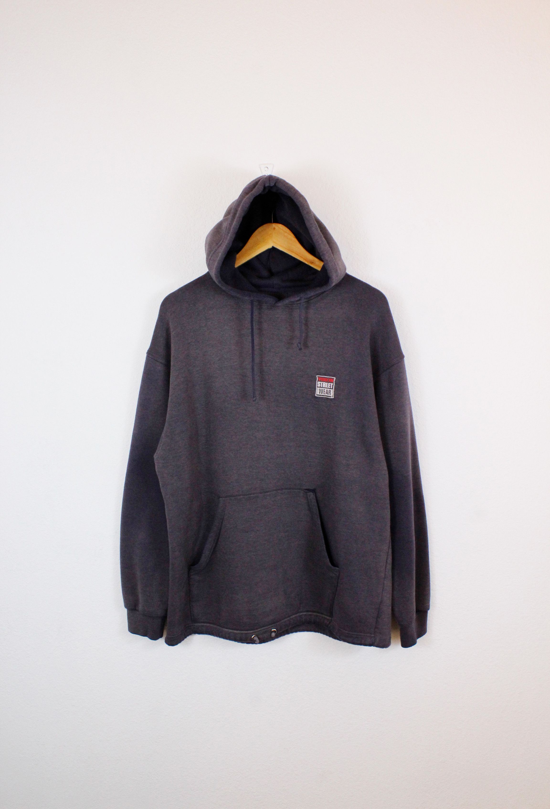 Vintage × Vision Streetwear Vintage 90s Vision Streetwear Reversible Graphic Logo Hoodie Size US L / EU 52-54 / 3 - 2 Thumbnail