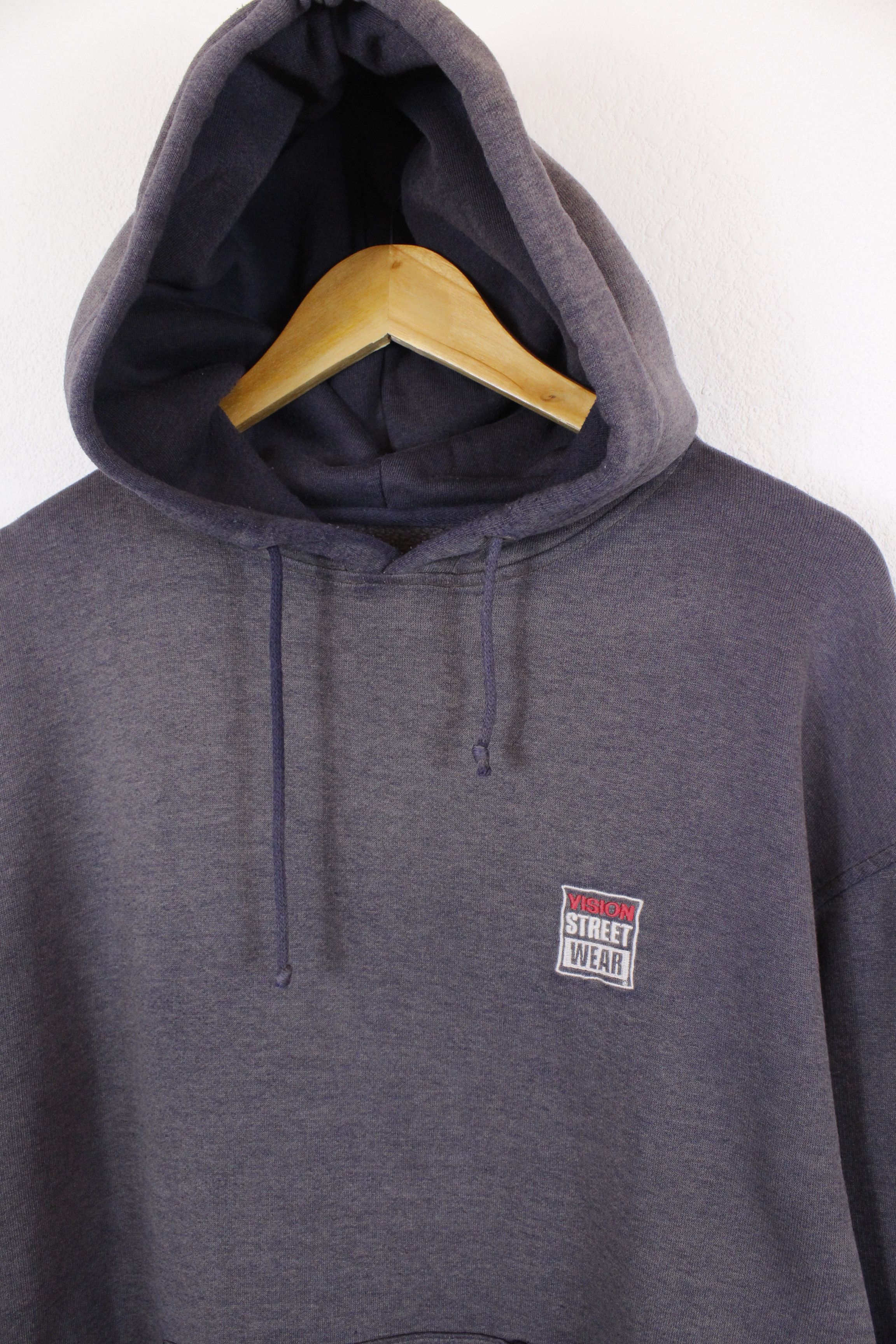 Vintage × Vision Streetwear Vintage 90s Vision Streetwear Reversible Graphic Logo Hoodie Size US L / EU 52-54 / 3 - 3 Thumbnail