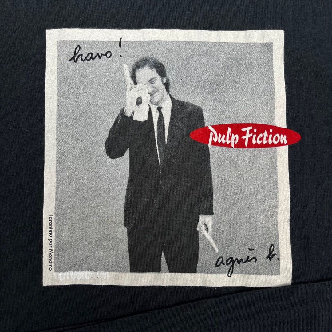 agnes b. Agnes B. 94 90s Pulp Fiction Movie Quentin Tarantino Vtg Tee Size US M / EU 48-50 / 2 - 3 Thumbnail