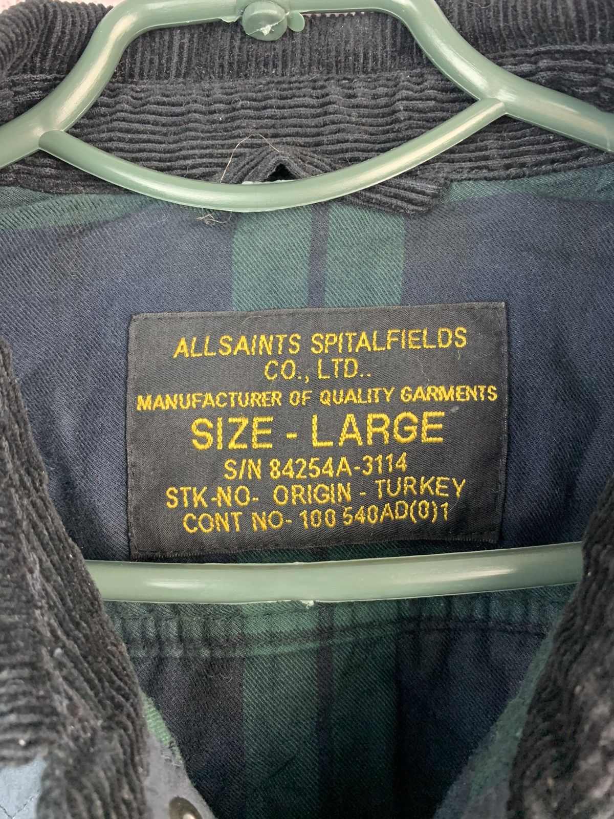 Allsaints AllSaints Mens Merritt Quilted Overshirt Jacket Size US M / EU 48-50 / 2 - 5 Thumbnail