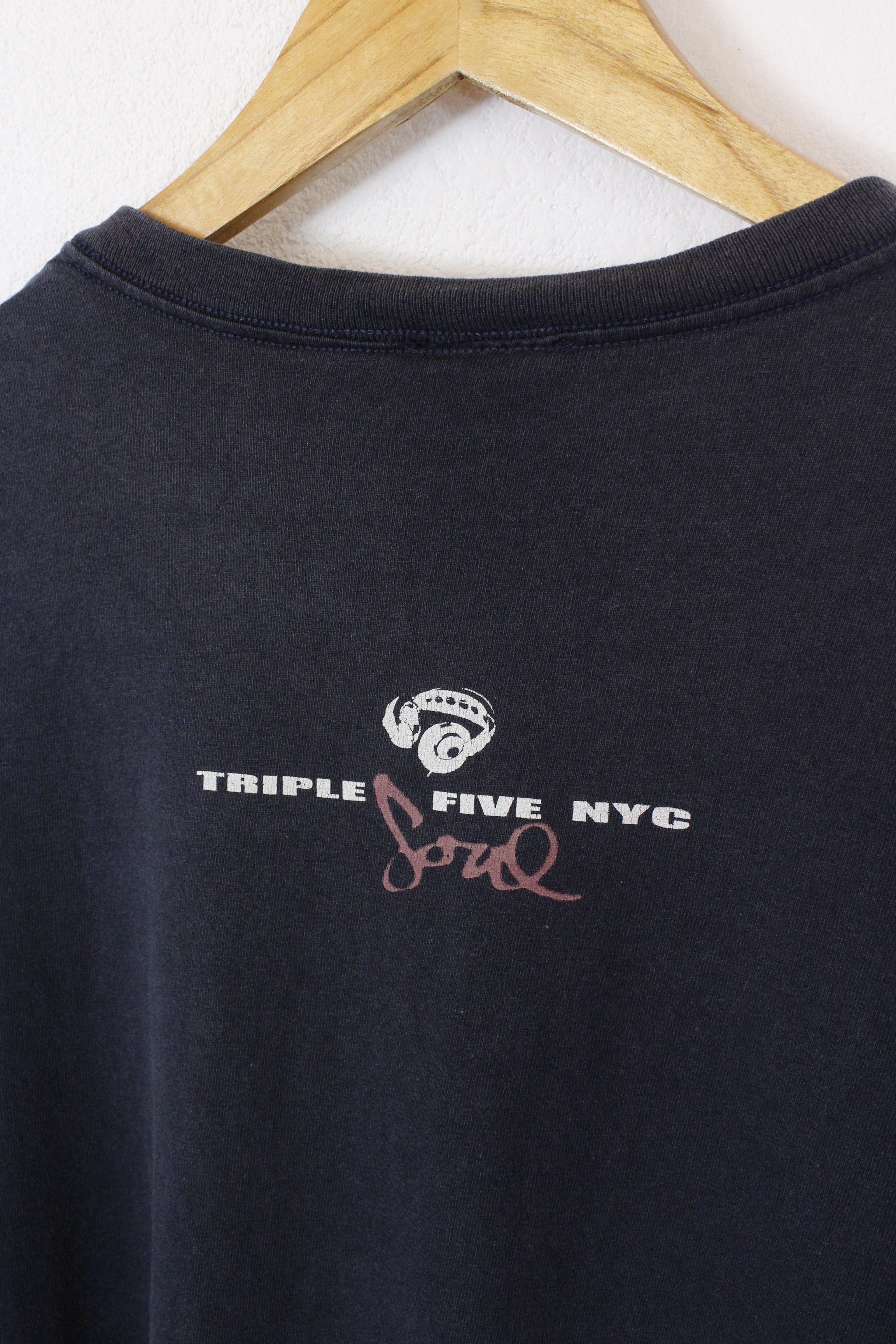 Triple 5 Soul × Vintage Vintage 90s Triple 5 Soul NYC Graphic Logo Tee T-shirts Size US XL / EU 56 / 4 - 6 Thumbnail