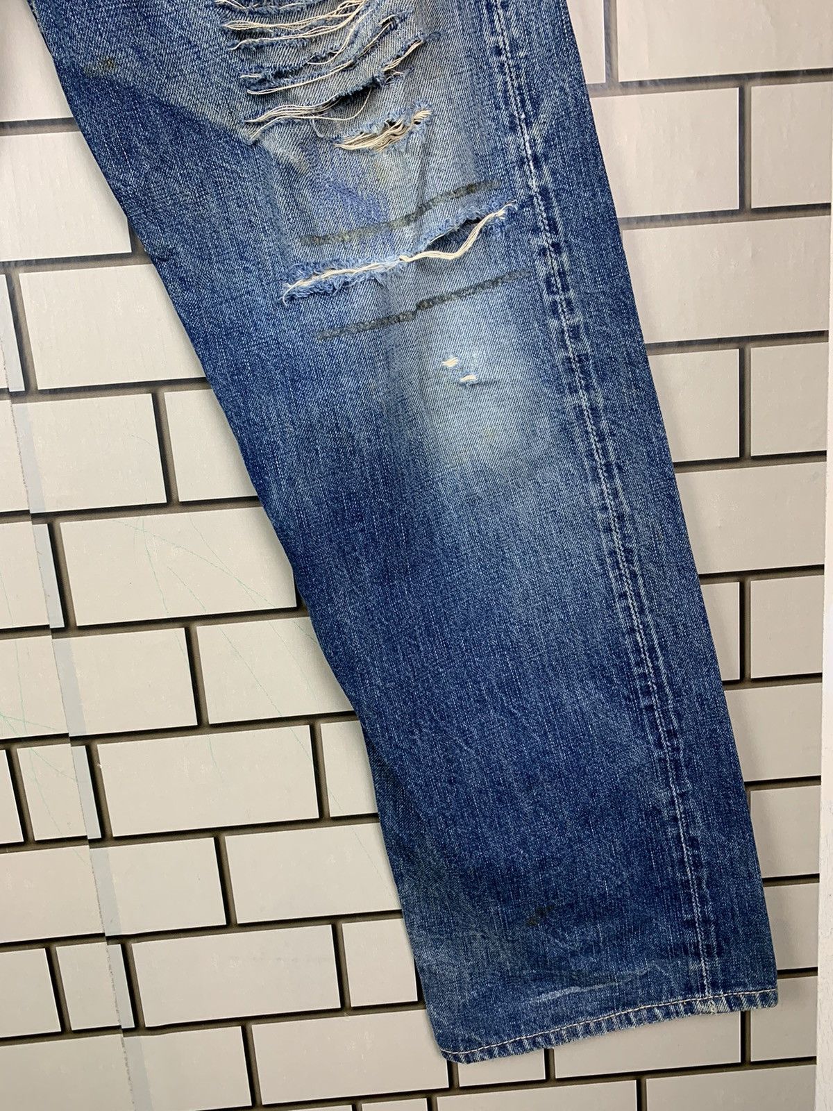 Buzz Rickson's Vintage Buzz Rickson Selvedge Distressed Denim Size US 28 / EU 44 - 5 Thumbnail