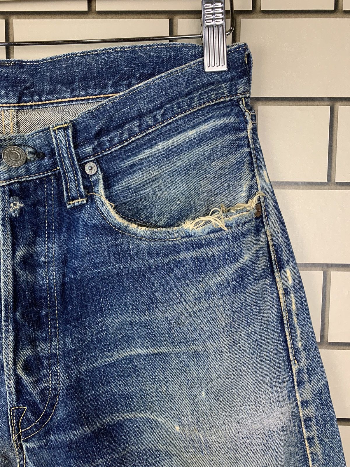 Buzz Rickson's Vintage Buzz Rickson Selvedge Distressed Denim Size US 28 / EU 44 - 11 Thumbnail