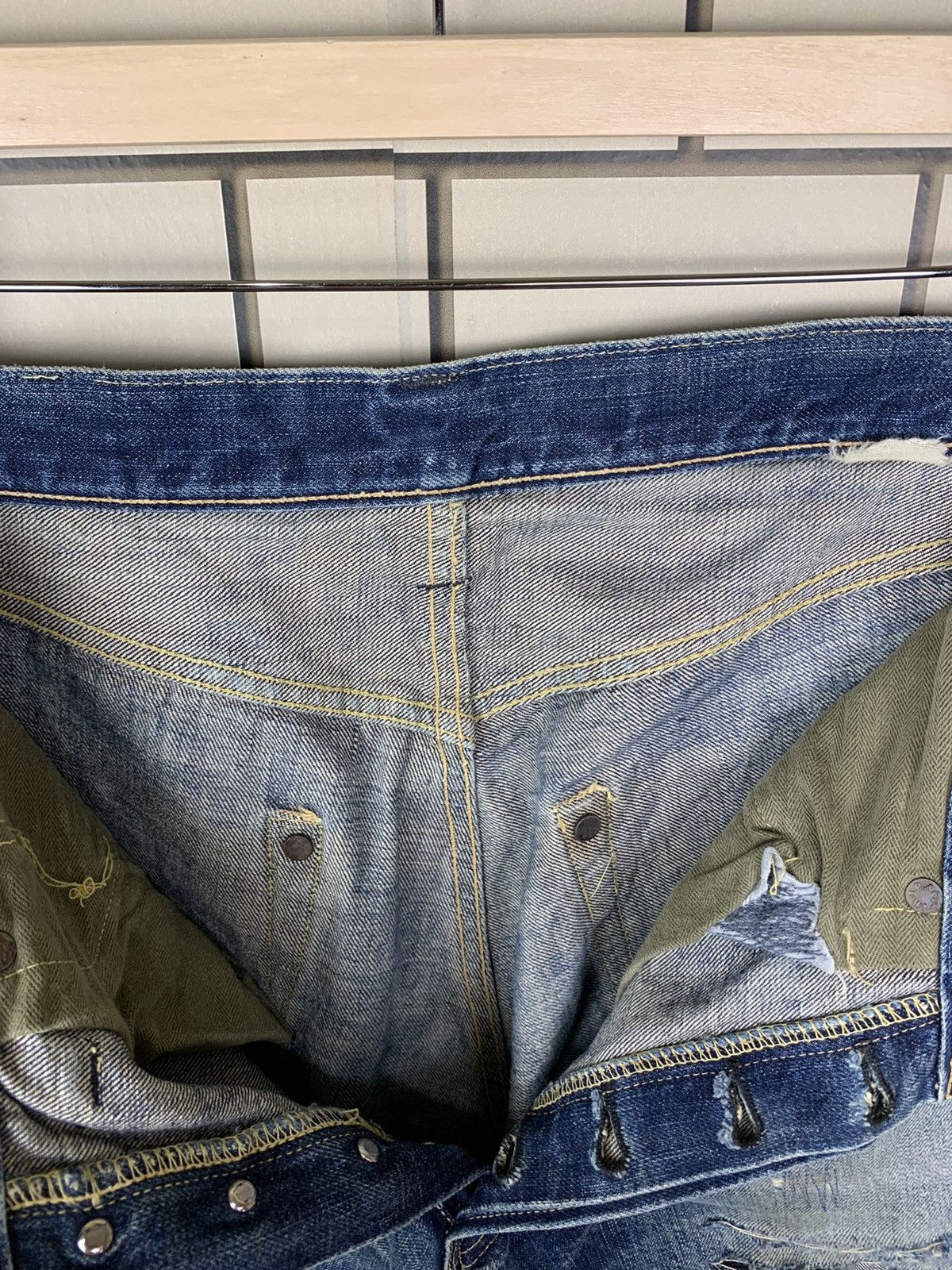 Buzz Rickson's Vintage Buzz Rickson Selvedge Distressed Denim Size US 28 / EU 44 - 18 Thumbnail