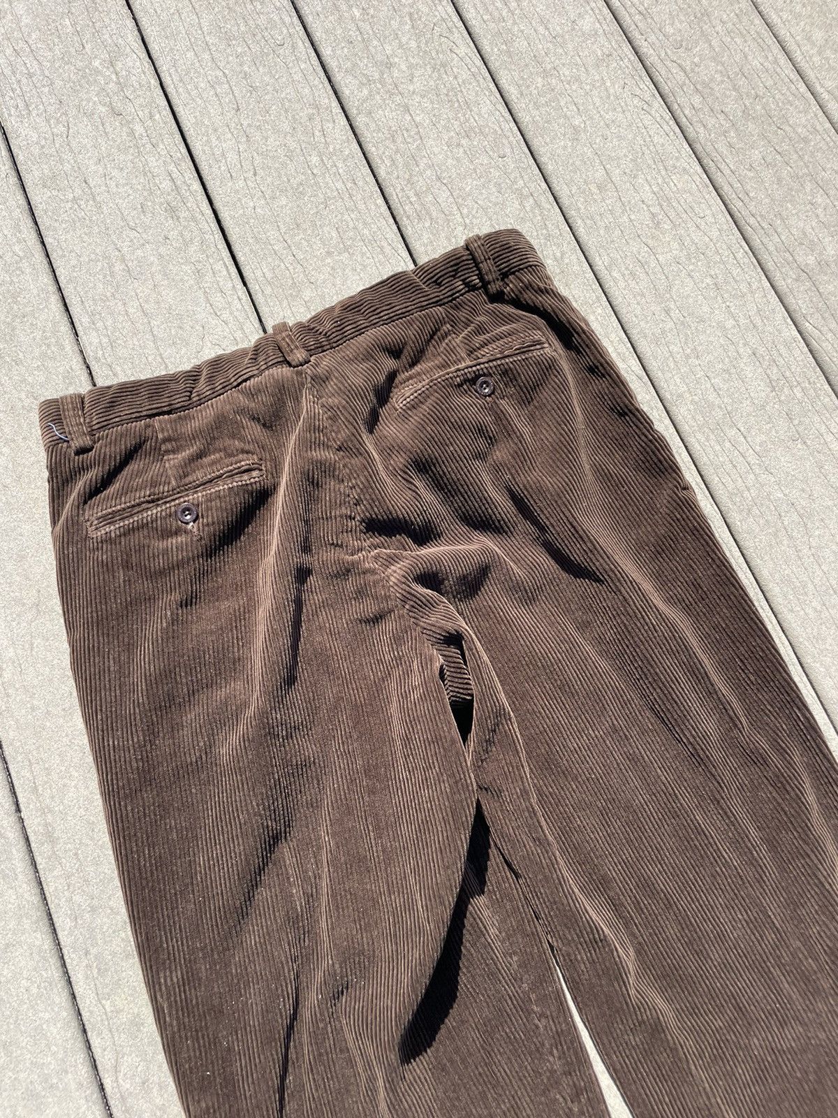 Vintage Dark Brown Corduroy Pants Size US 33 - 5 Preview