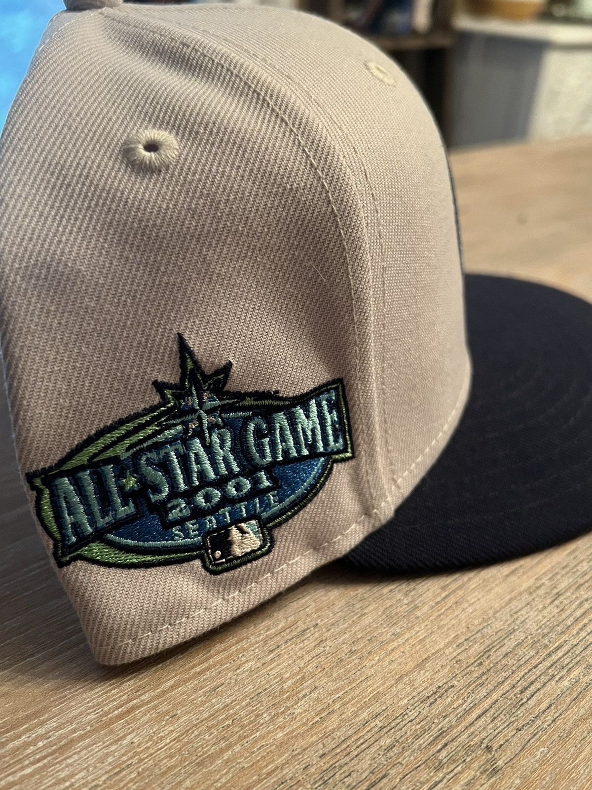 New Era 7 3/8 Seattle Mariners Fitted Compass 2001 All Star Size ONE SIZE - 3 Thumbnail