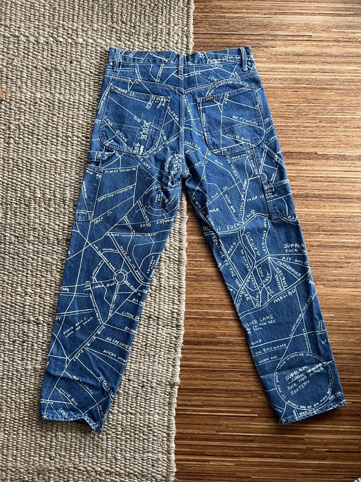 Supreme Gonz Map Denim Size US 30 / EU 46 - 3 Thumbnail