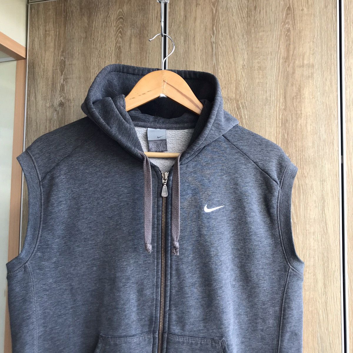 Nike × Vintage Vintage 90s Vest Light Exercise Hiking Running Zip Up Shell Size US S / EU 44-46 / 1 - 2 Thumbnail
