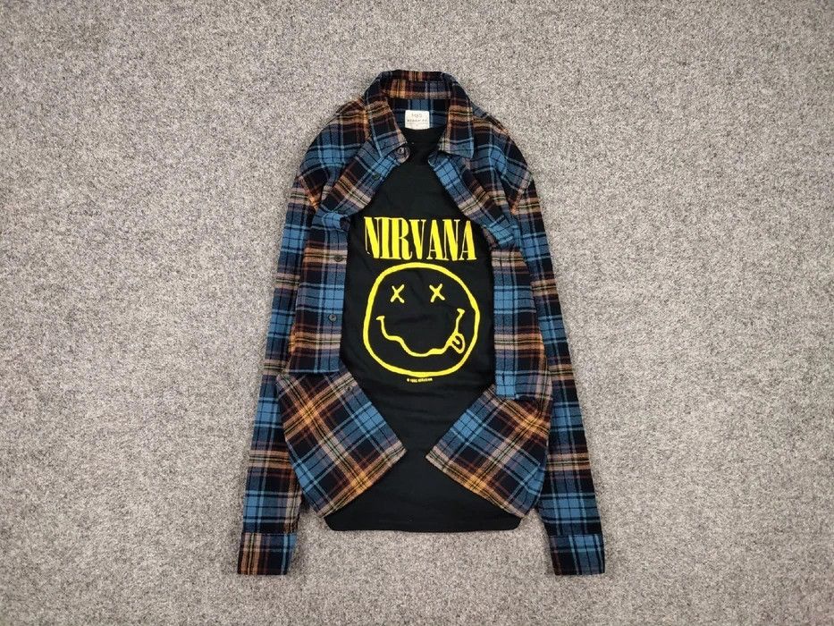 Flannel Vintage Flannel Shirt Checkered Travis Scott Style Size US M / EU 48-50 / 2 - 1 Thumbnail