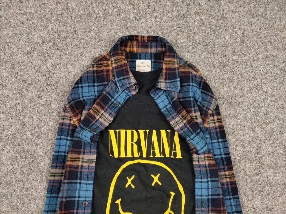 Flannel Vintage Flannel Shirt Checkered Travis Scott Style Size US M / EU 48-50 / 2 - 4 Thumbnail