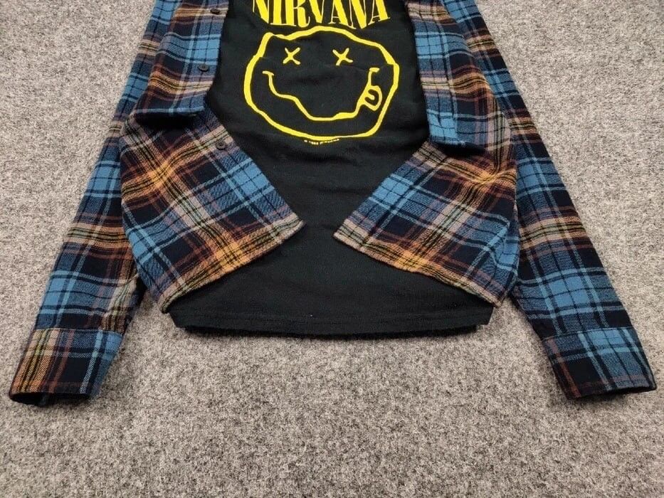 Flannel Vintage Flannel Shirt Checkered Travis Scott Style Size US M / EU 48-50 / 2 - 5 Thumbnail
