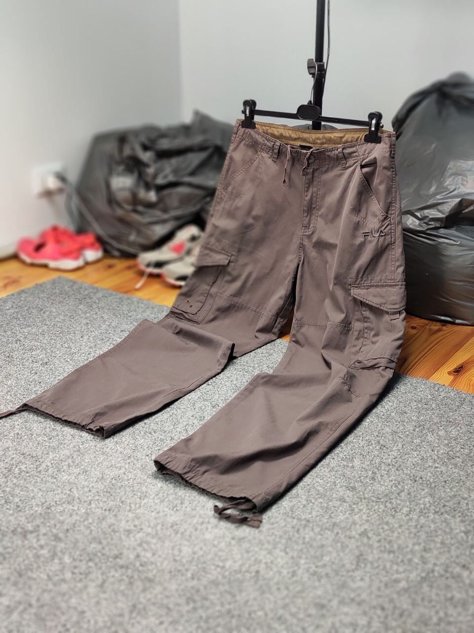 Japanese Brand Vintage 90's Japanese Bondage Military Brown Cargo Pants Size US 34 / EU 50 - 19 Thumbnail