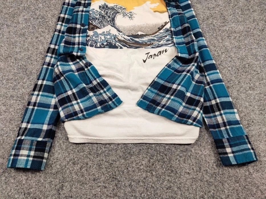 Flannel Vintage Flannel Shirt Travis Scott Style Size US S / EU 44-46 / 1 - 5 Thumbnail