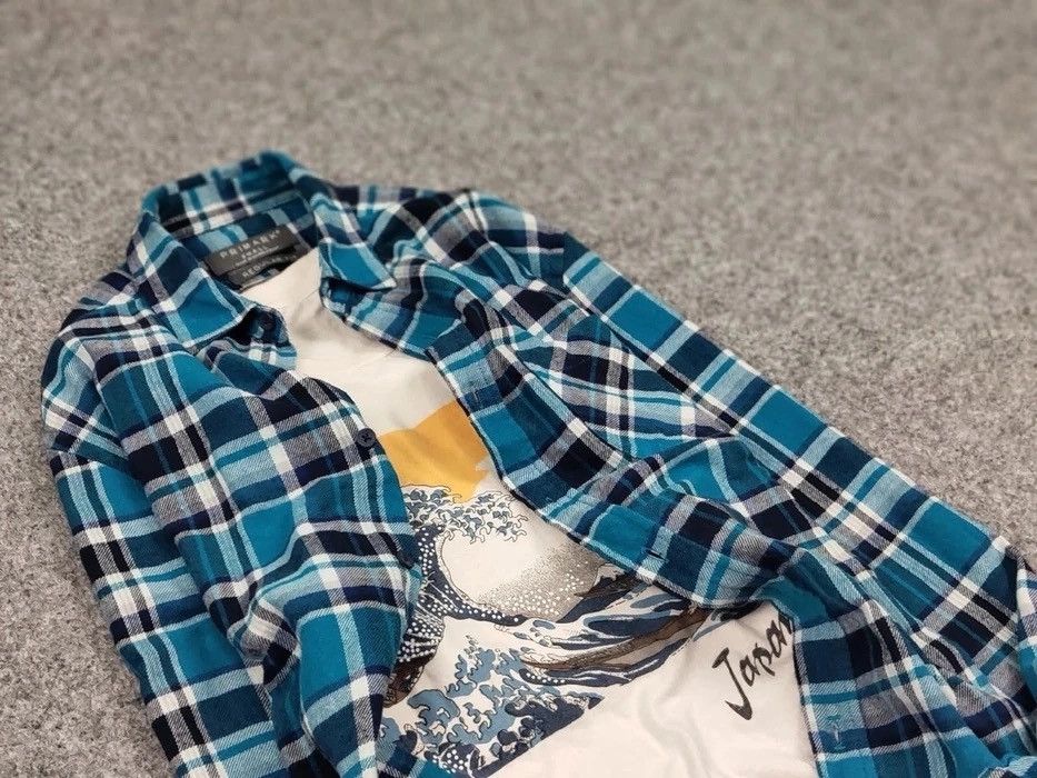 Flannel Vintage Flannel Shirt Travis Scott Style Size US S / EU 44-46 / 1 - 11 Thumbnail