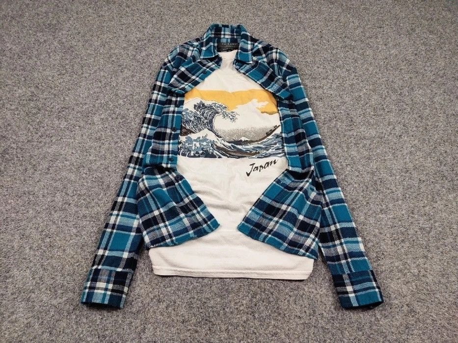 Flannel Vintage Flannel Shirt Travis Scott Style Size US S / EU 44-46 / 1 - 2 Thumbnail