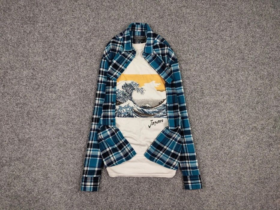 Flannel Vintage Flannel Shirt Travis Scott Style Size US S / EU 44-46 / 1 - 1 Thumbnail