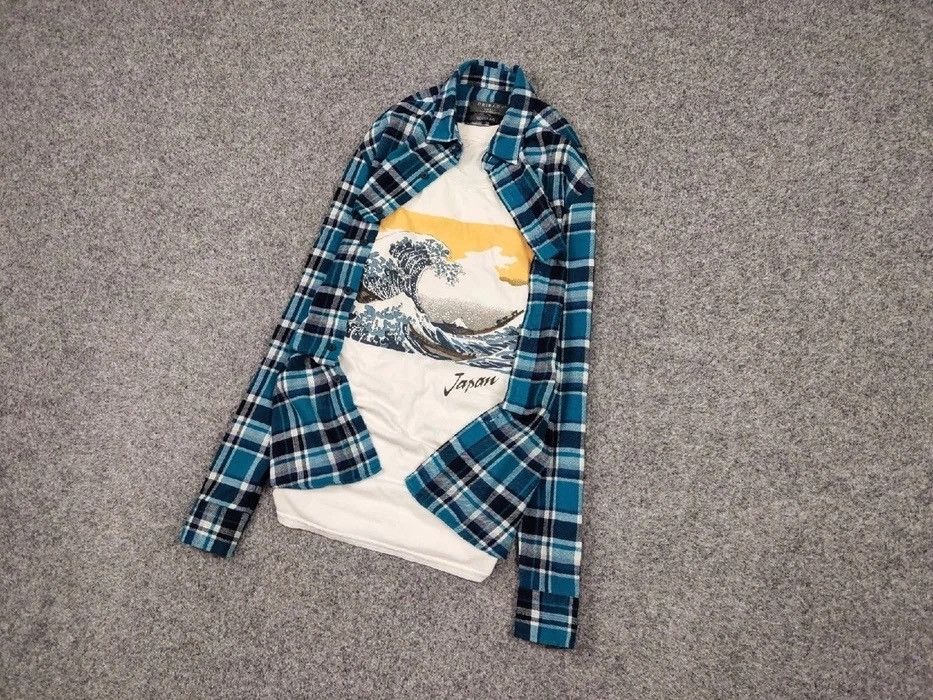 Flannel Vintage Flannel Shirt Travis Scott Style Size US S / EU 44-46 / 1 - 3 Thumbnail