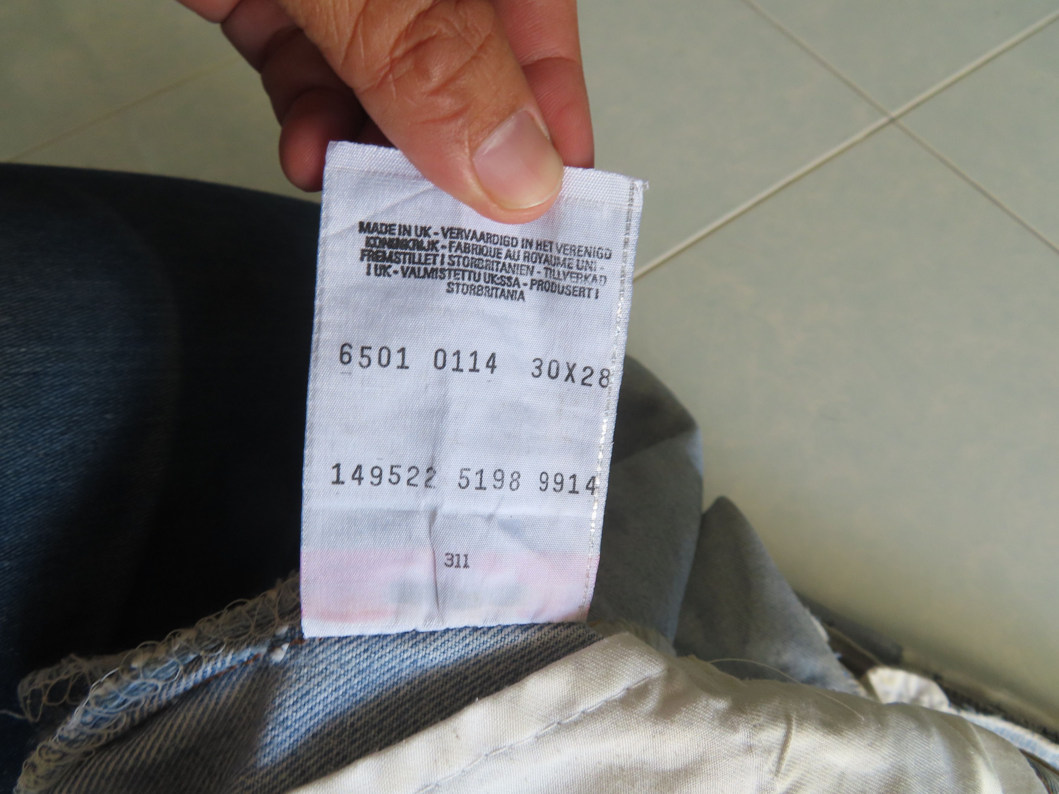 Levi's Vintage Clothing 90'S Kurt Kobain Vintage LEVI'S 501 X Kalimera Pant Size US 30 / EU 46 - 7 Thumbnail