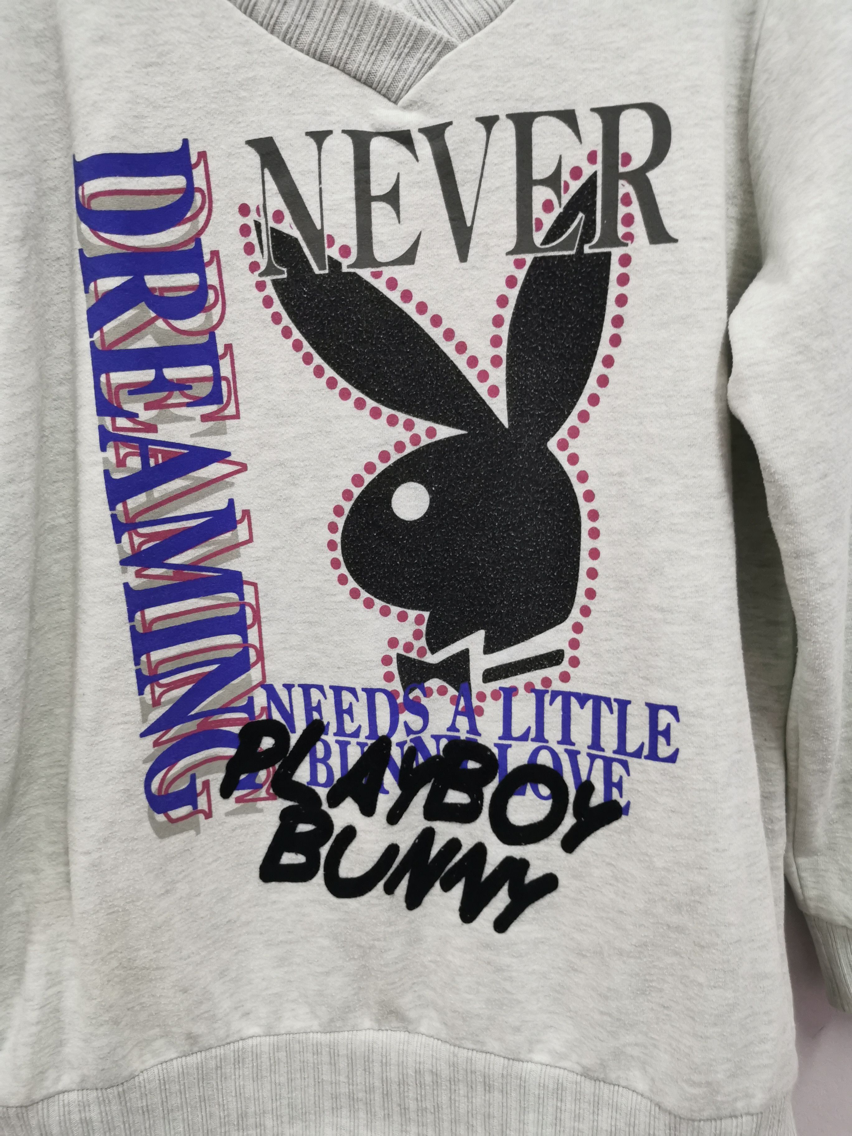 Playboy 90' Vintage Playboy Bunny Sweetshirt Size US L / EU 52-54 / 3 - 3 Thumbnail