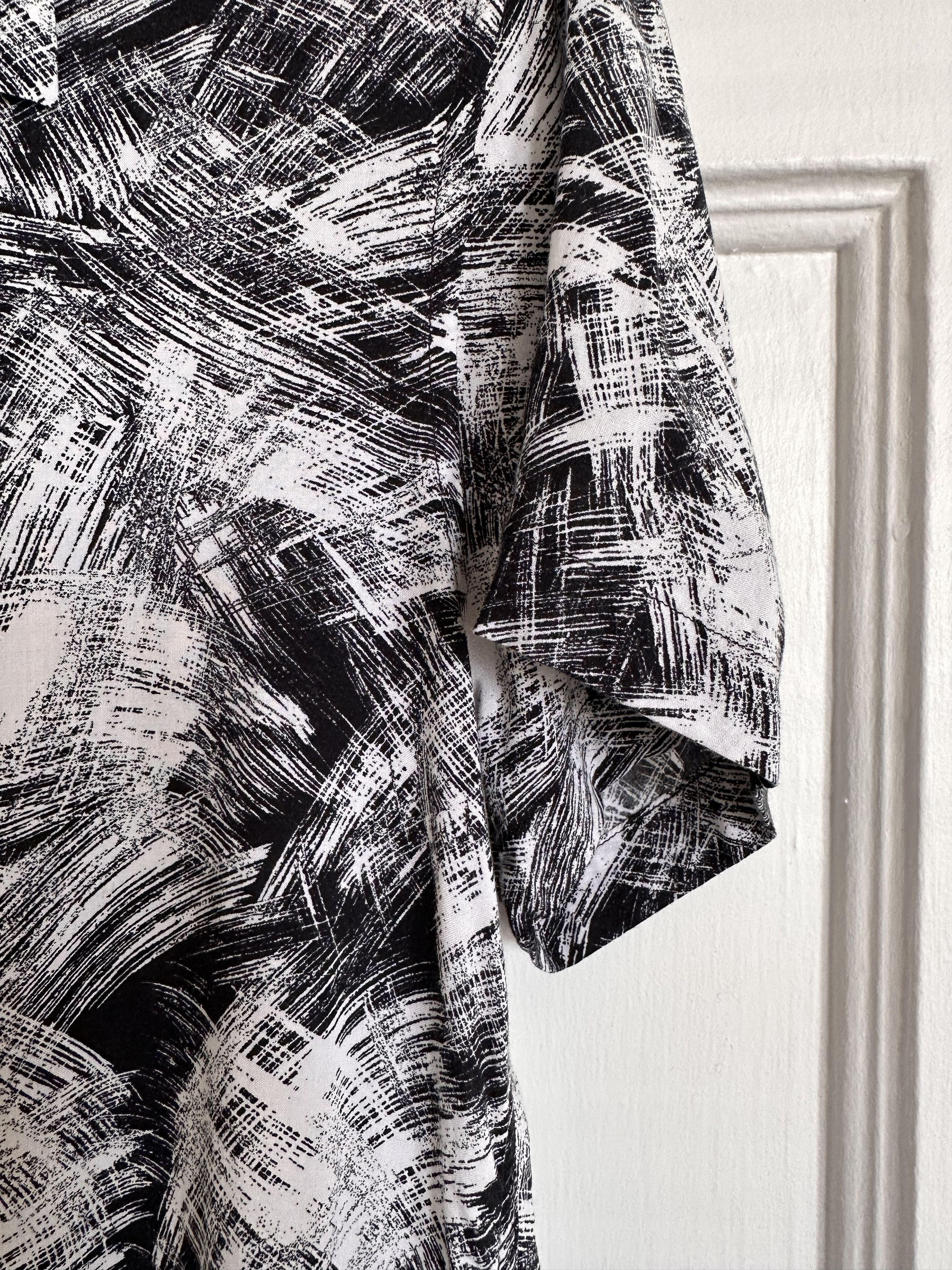 Sandro Sandro Brush Stroke Short Sleeve Shirt Size US S / EU 44-46 / 1 - 5 Thumbnail