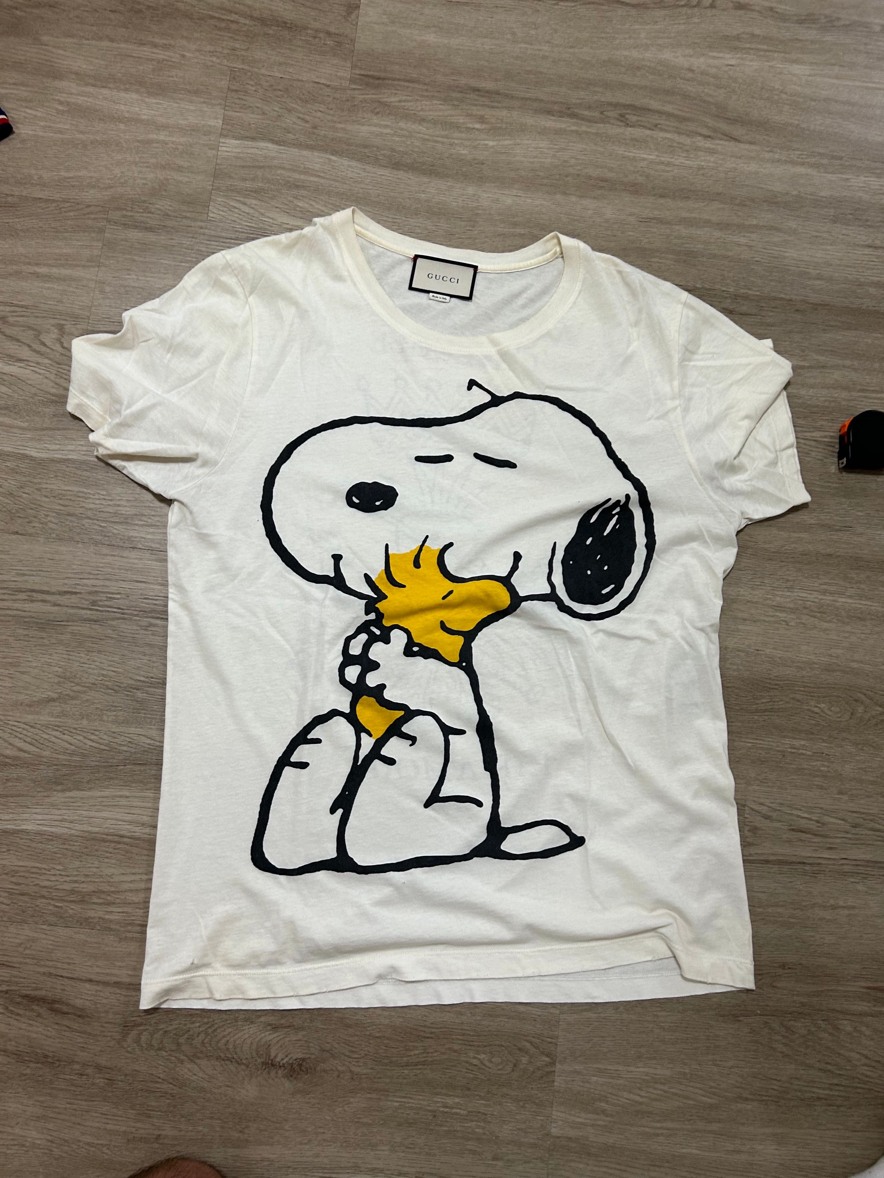 Gucci Snoopy And Woodstock-print Cotton T-shirt for Men