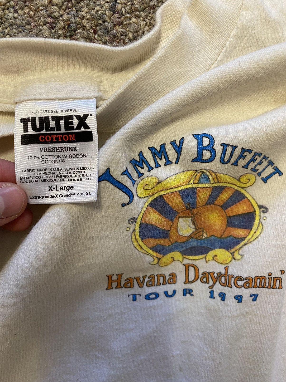 Band Tees × Vintage Vintage 1997 Jimmy Buffet Havana Daydreamin Size US XL / EU 56 / 4 - 5 Thumbnail