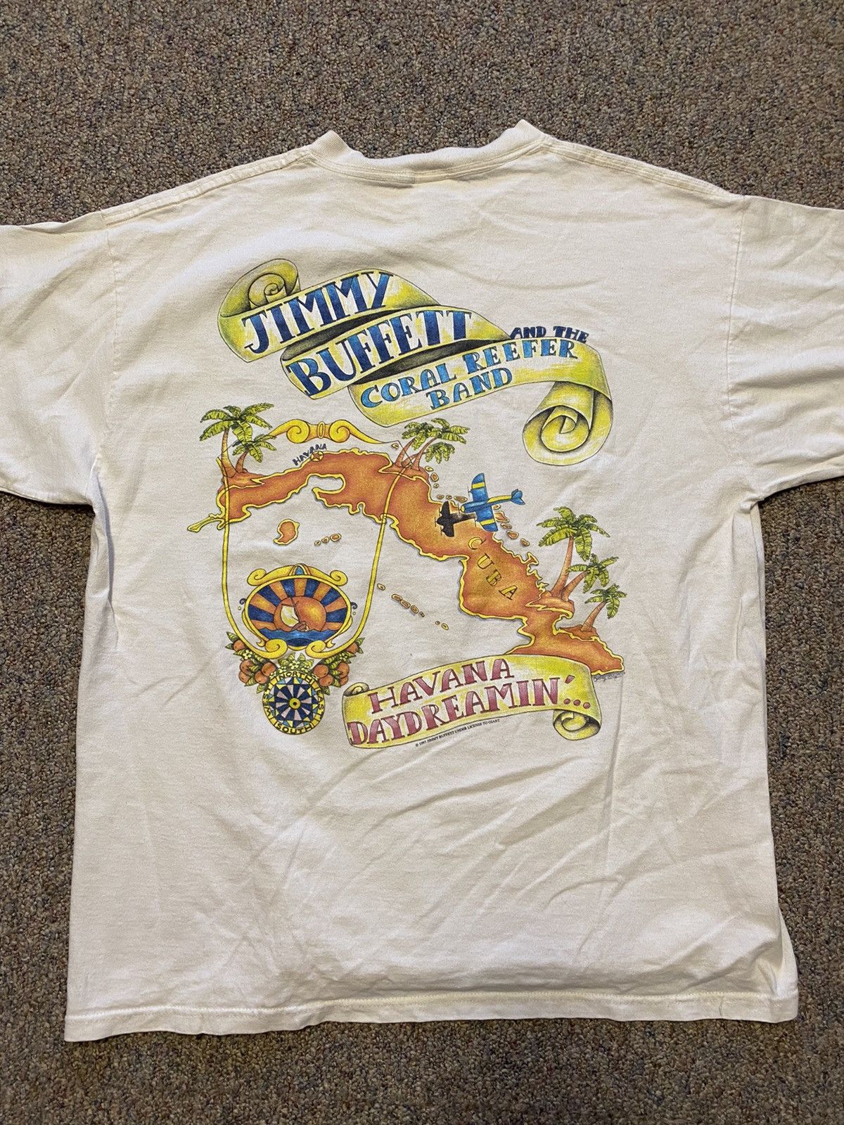 Band Tees × Vintage Vintage 1997 Jimmy Buffet Havana Daydreamin Size US XL / EU 56 / 4 - 1 Thumbnail