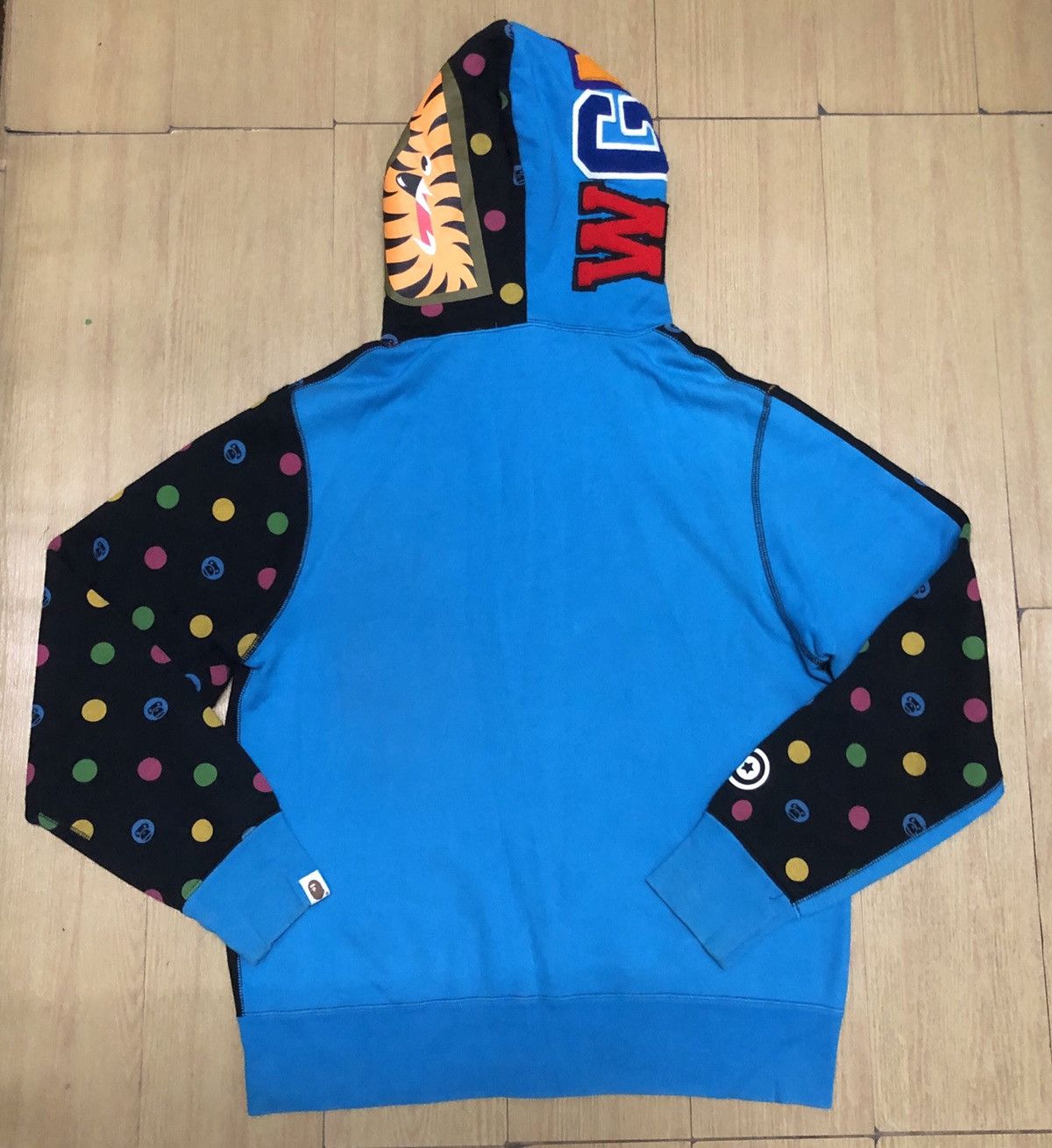 Bape Baby Milo Polka Dot Shark Full Zip Hoodie Size US L / EU 52-54 / 3 - 2 Thumbnail