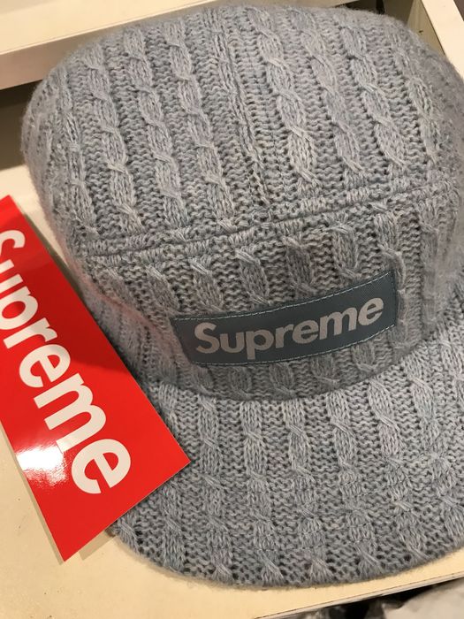 Supreme Supreme Fitted Cable Knit Camp Cap | Grailed