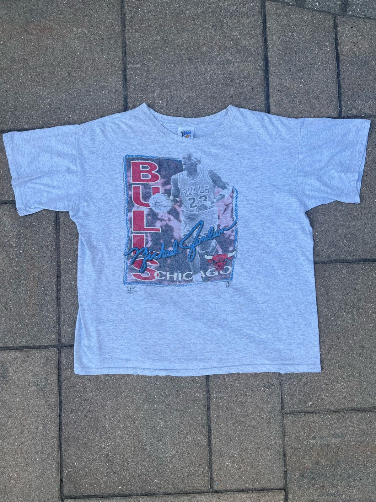RARE Vintage Michael Jordan Tee Official Fan 1991 Boxy