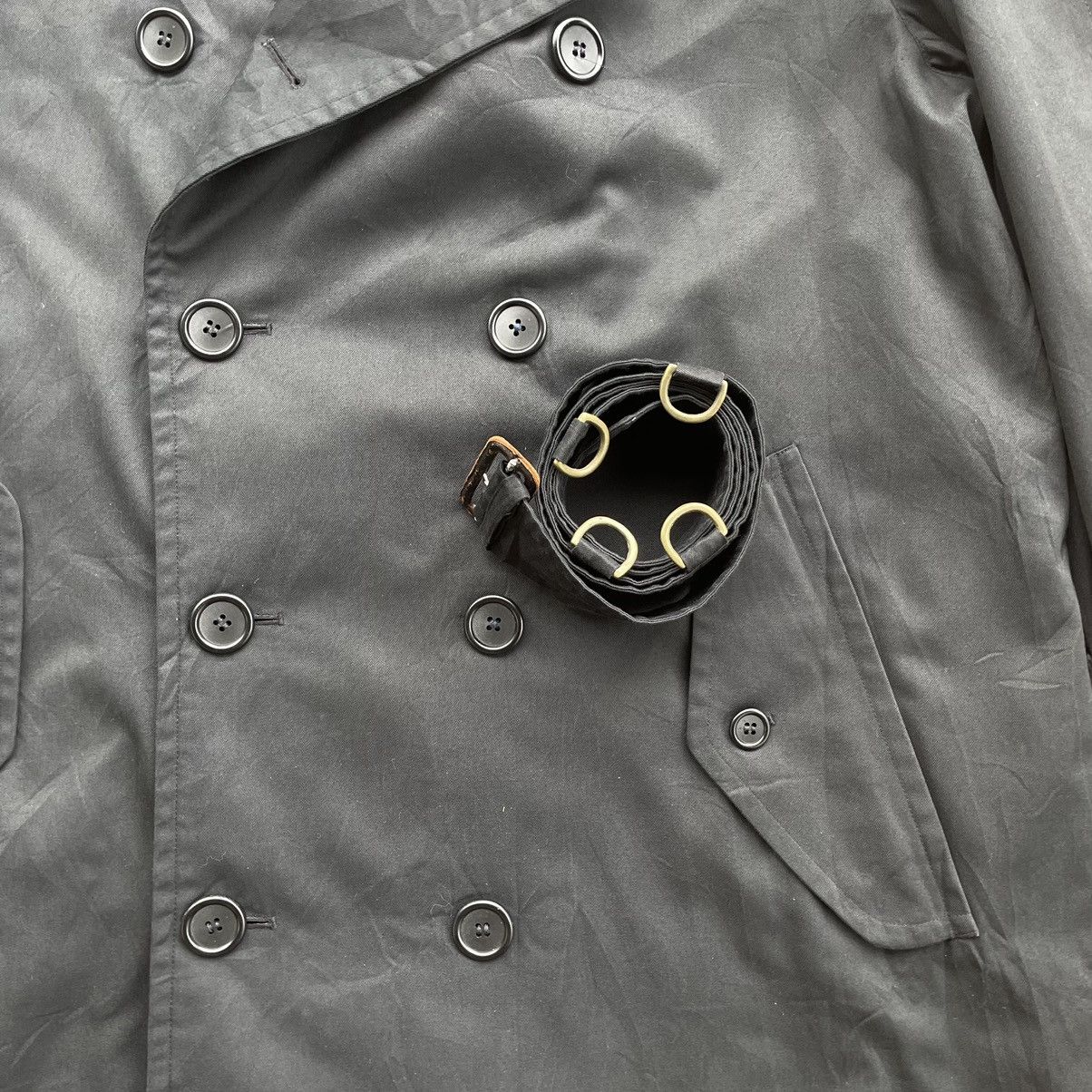 Burberry × Vintage 💥 BURBERRY ENGLAND NOVA CHECK BREASTED LONG JACKET Size US M / EU 48-50 / 2 - 10 Thumbnail