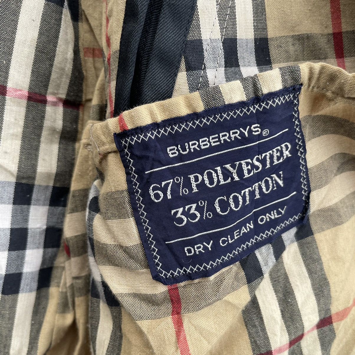 Burberry × Vintage 💥 BURBERRY ENGLAND NOVA CHECK BREASTED LONG JACKET Size US M / EU 48-50 / 2 - 13 Thumbnail