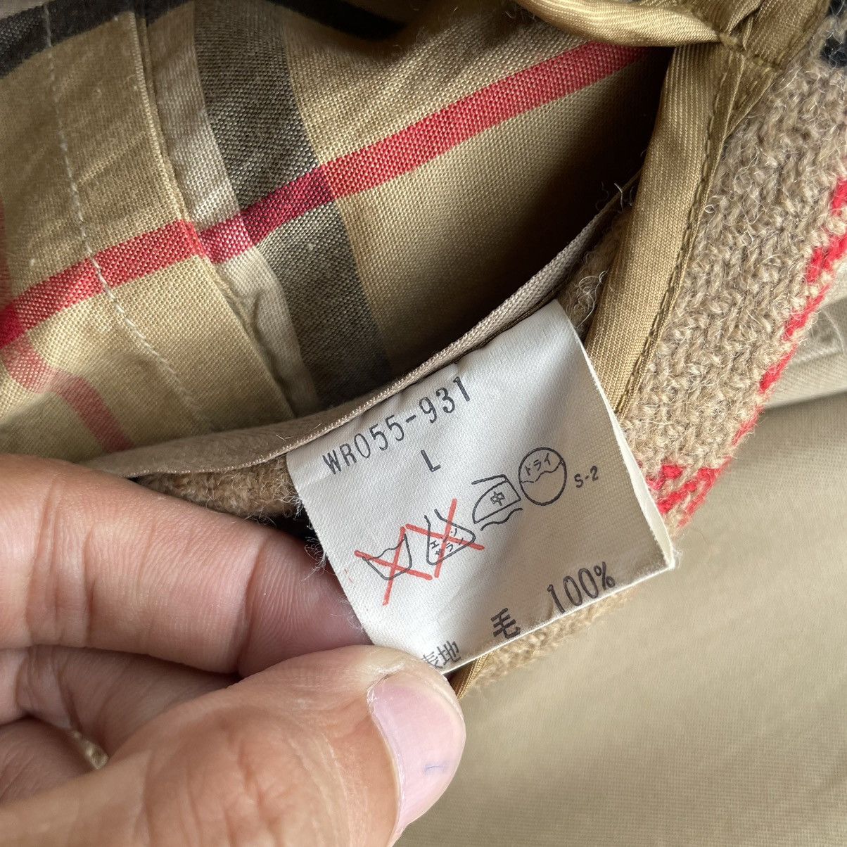 Burberry 💥Vintage BURBERRY Nova Checked Overcoat Jacket Size US L / EU 52-54 / 3 - 12 Thumbnail