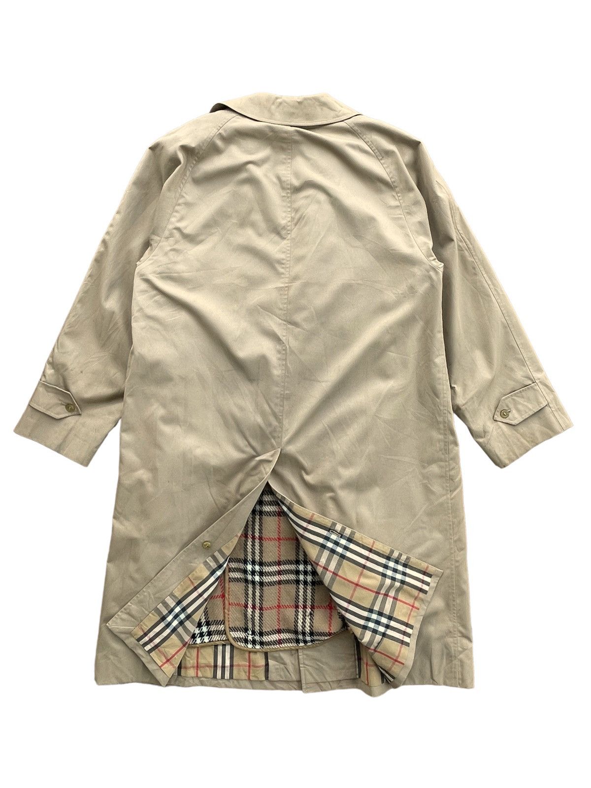 Burberry 💥Vintage BURBERRY Nova Checked Overcoat Jacket Size US L / EU 52-54 / 3 - 9 Thumbnail