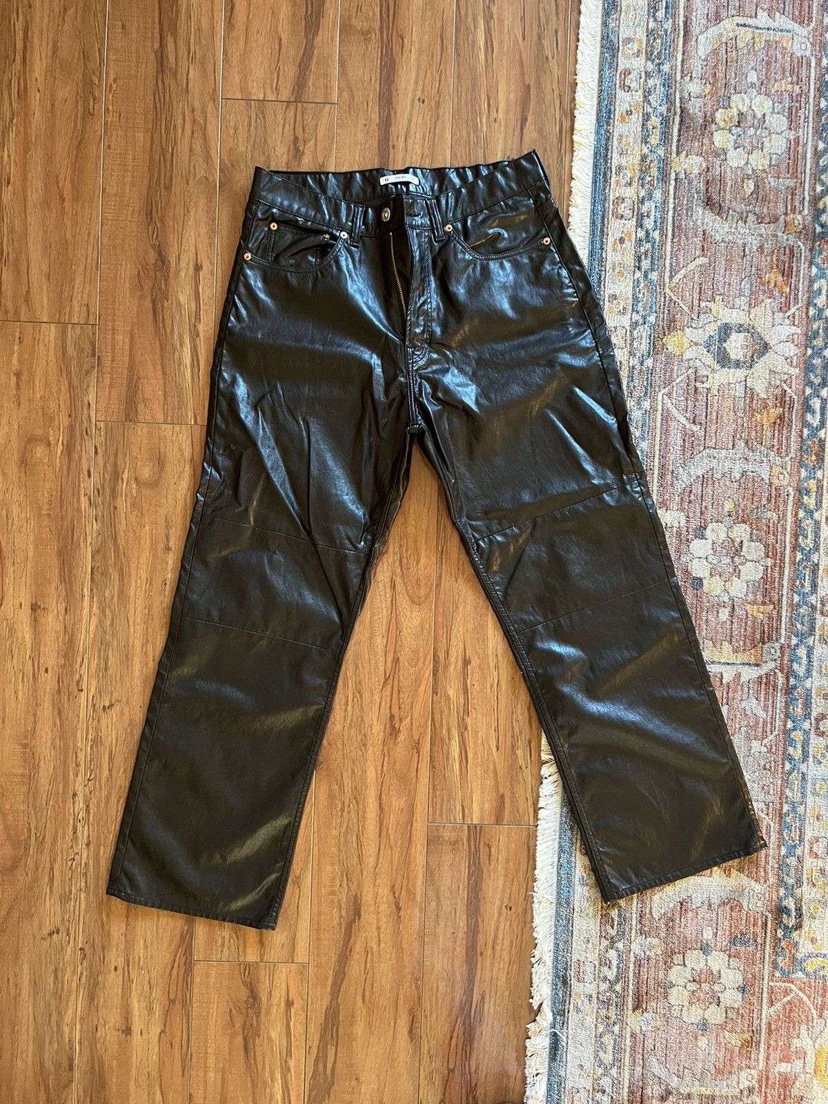 Our Legacy Our Legacy Extended Third Cut Faux Leather Pants Size US 31 - 1 Thumbnail