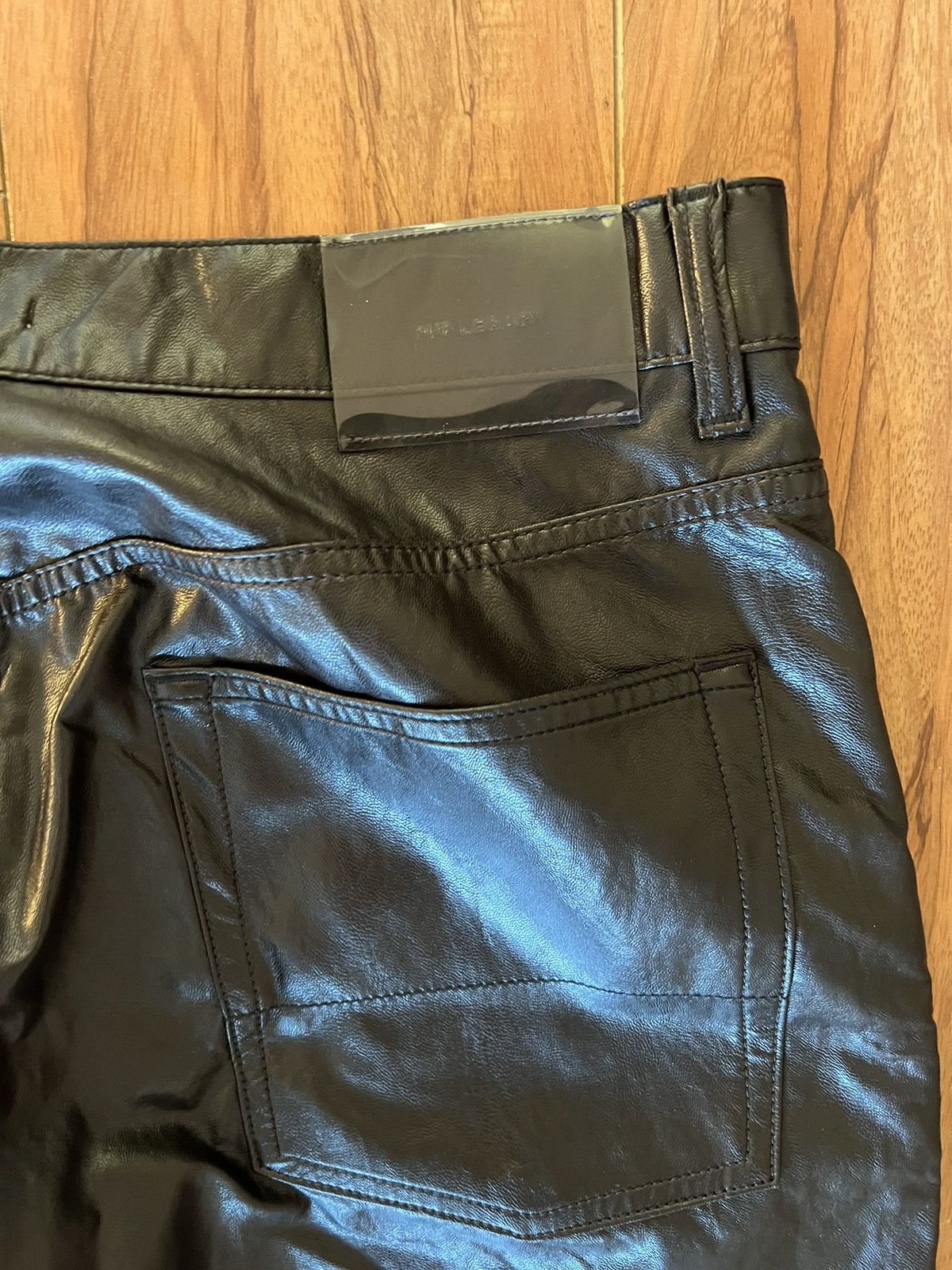 Our Legacy Our Legacy Extended Third Cut Faux Leather Pants Size US 31 - 5 Thumbnail