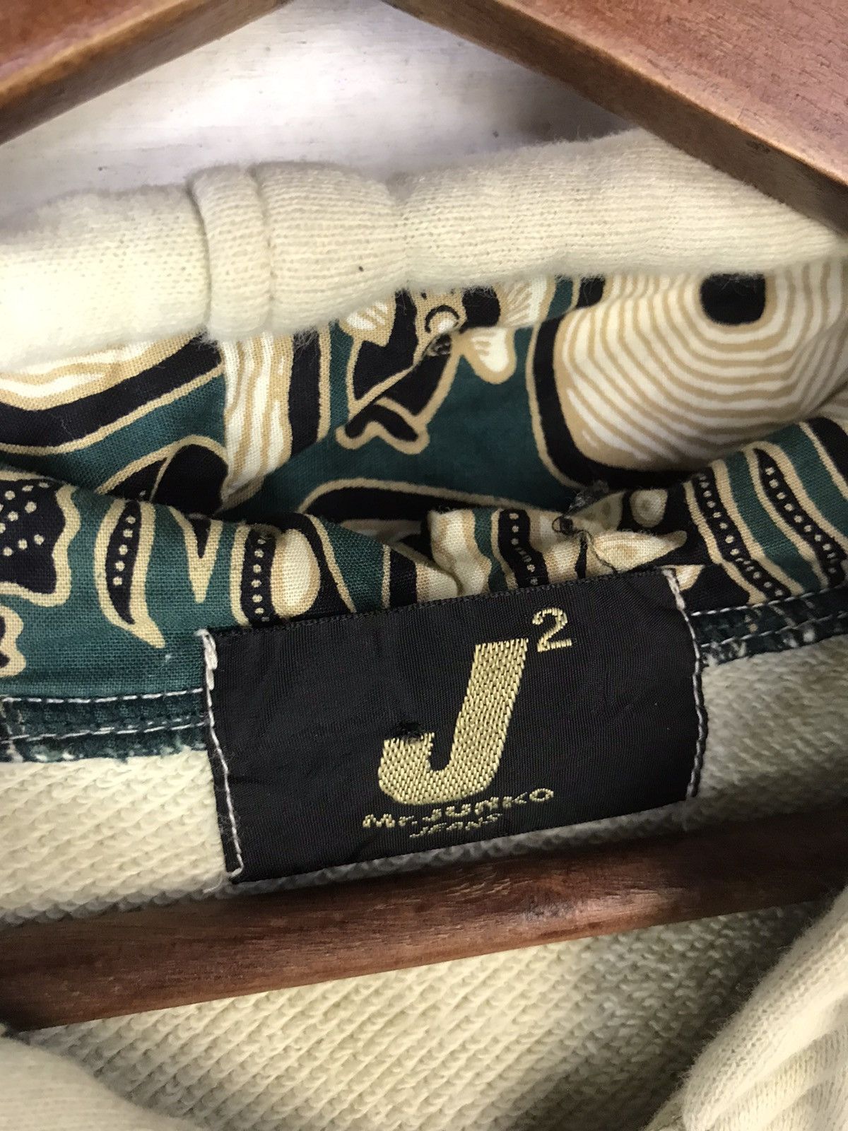 Japanese Brand × Mr. Junko × Vintage Vintage Mr Junko Jeans Big Logo Zipper Hoodie Size US L / EU 52-54 / 3 - 7 Thumbnail