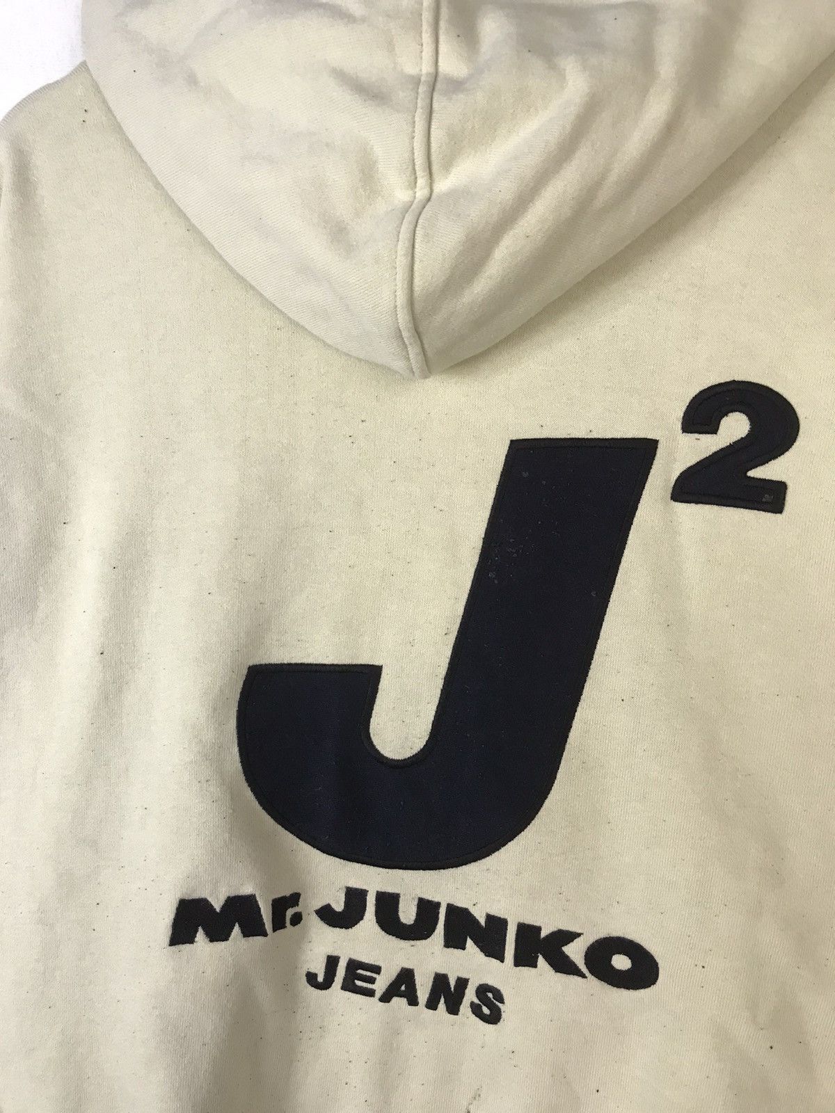 Japanese Brand × Mr. Junko × Vintage Vintage Mr Junko Jeans Big Logo Zipper Hoodie Size US L / EU 52-54 / 3 - 3 Thumbnail
