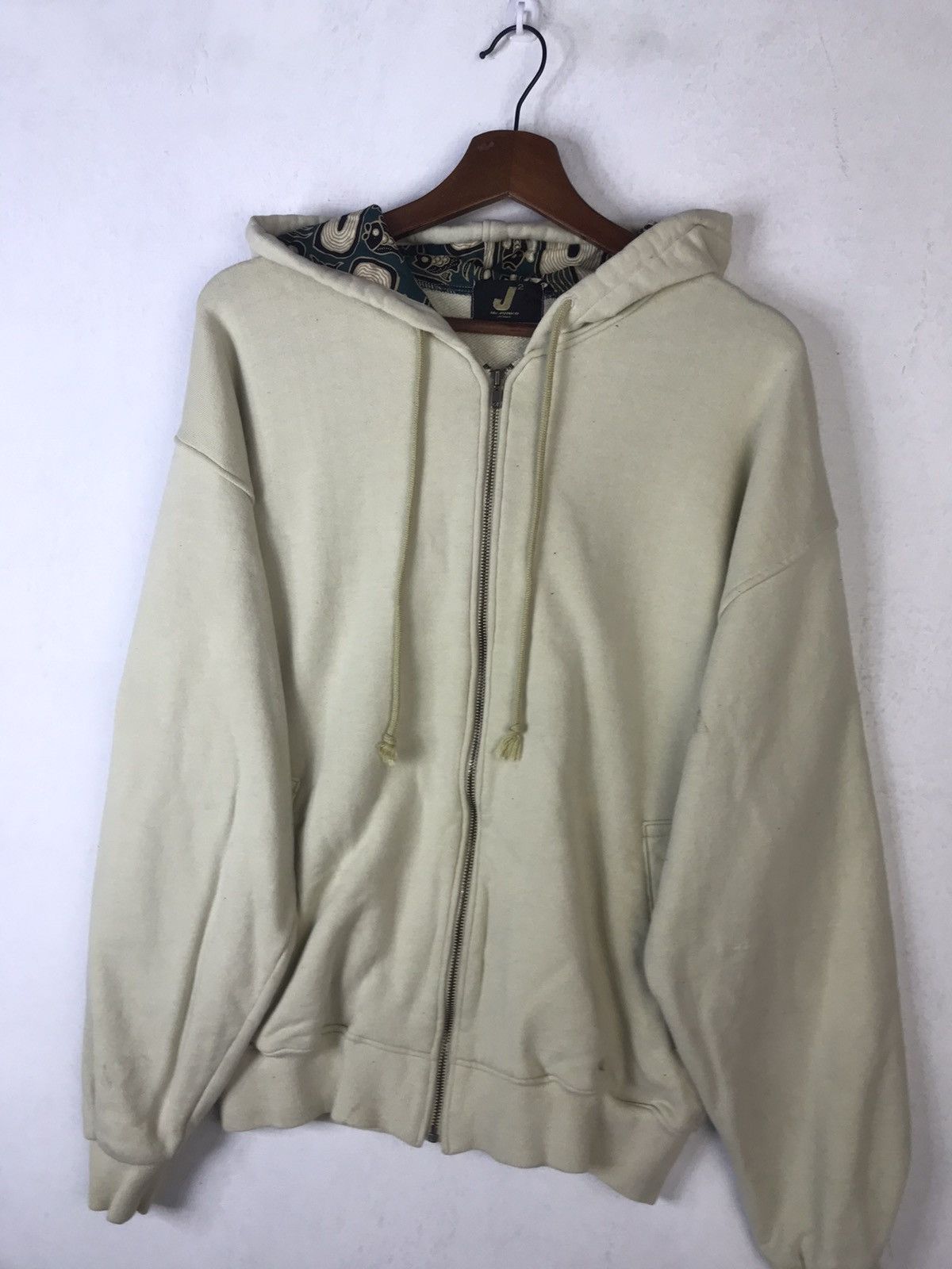 Japanese Brand × Mr. Junko × Vintage Vintage Mr Junko Jeans Big Logo Zipper Hoodie Size US L / EU 52-54 / 3 - 8 Thumbnail