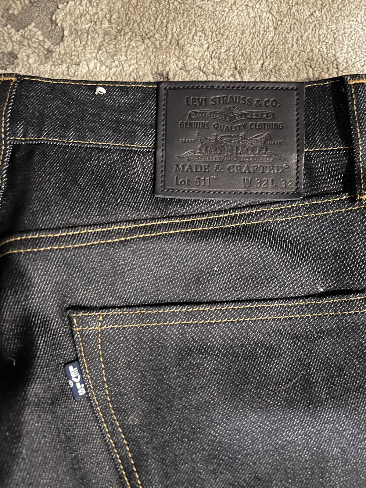 Levi's Levi’s Japanese Selvedge Denim 511 Size US 32 / EU 48 - 4 Thumbnail