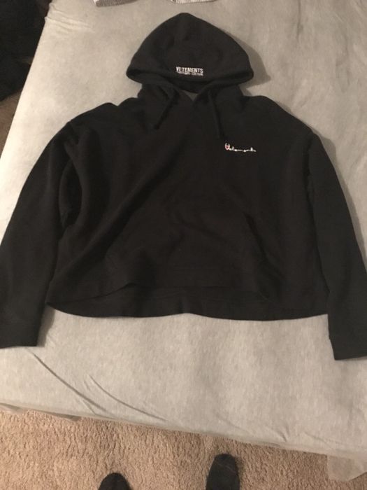 Vetements champion hotsell reversible hoodie