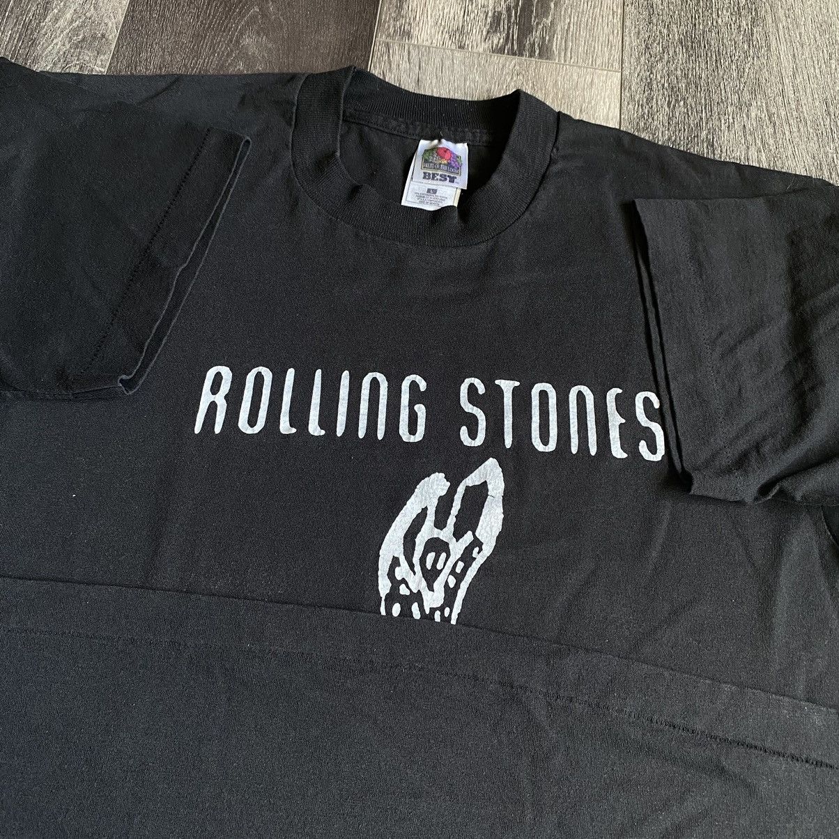 The Rolling Stones Vintage 1990s The Rolling Stones Voodoo Lounge Band Logo Tee Size US L / EU 52-54 / 3 - 3 Thumbnail