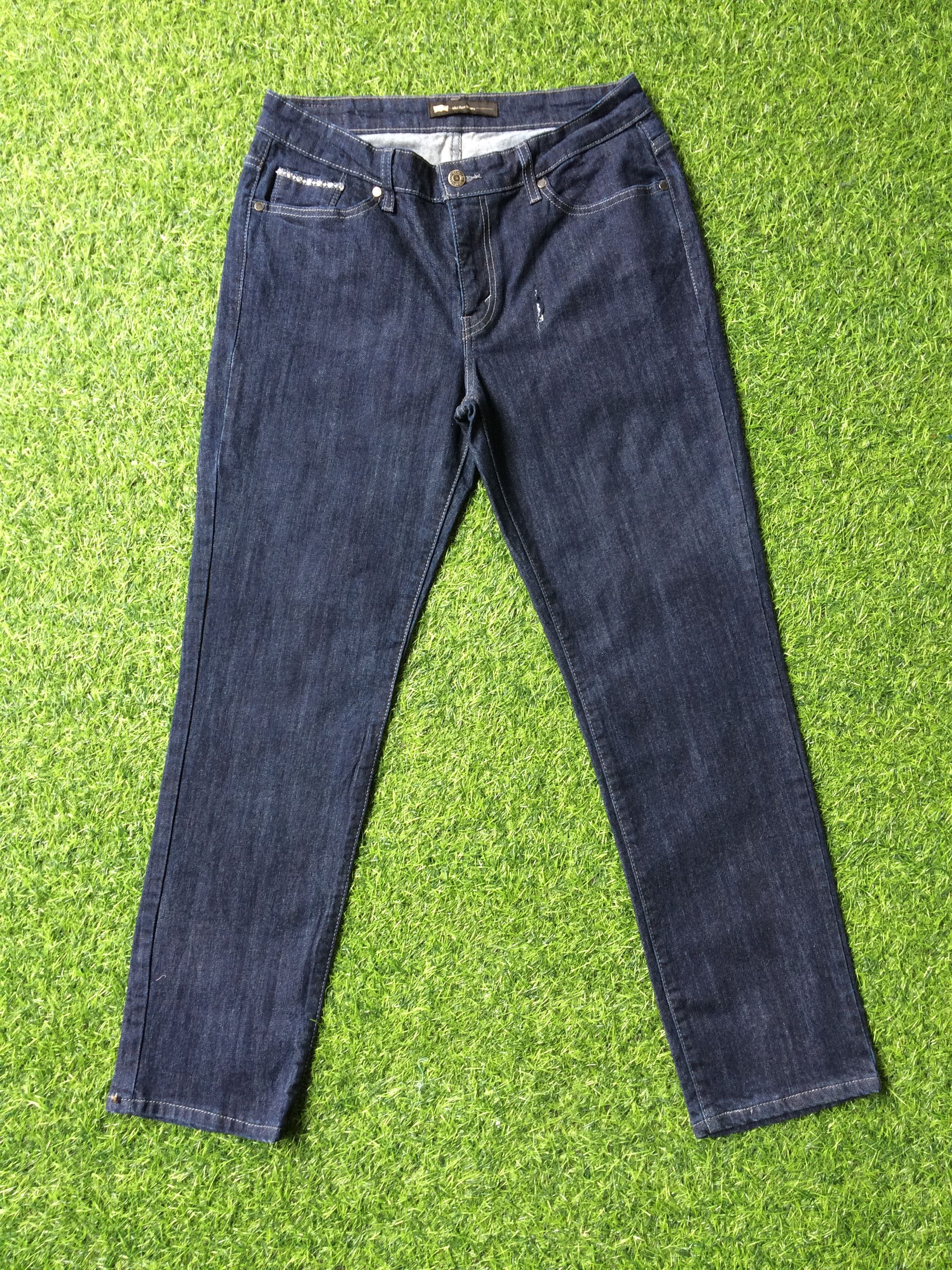 Levi's Vintage Distressed Levis Mid Rise Skinny Jeans #B-422 Size 30" / US 8 / IT 44 - 2 Thumbnail
