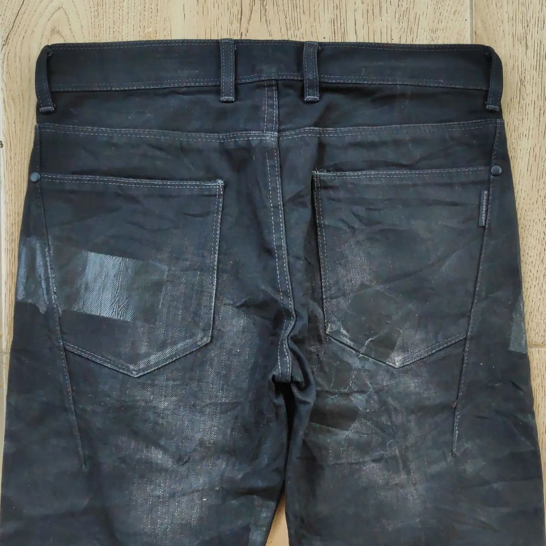 Black Barrett × Neil Barrett Black Barret by Neil Barret Distressed Denim Tape Size US 30 / EU 46 - 6 Thumbnail